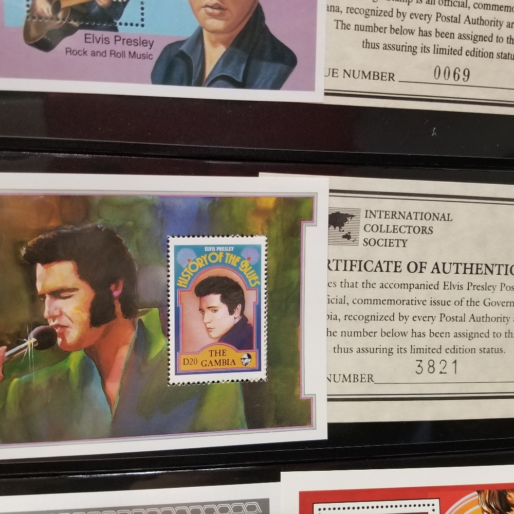 Set of 7 Elvis Stamps - Picture 5 of 8